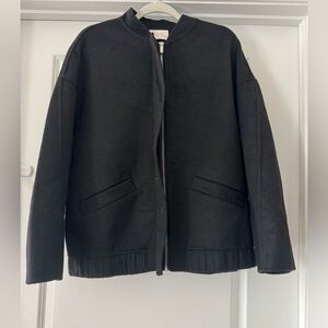 DISSH Black Wool-Blend Bomber Jacket